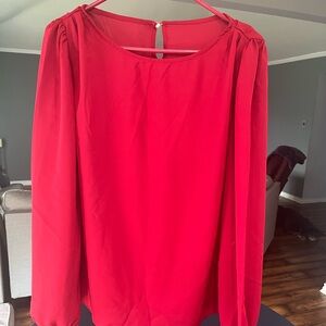 Elegant Wine Color Women's Top